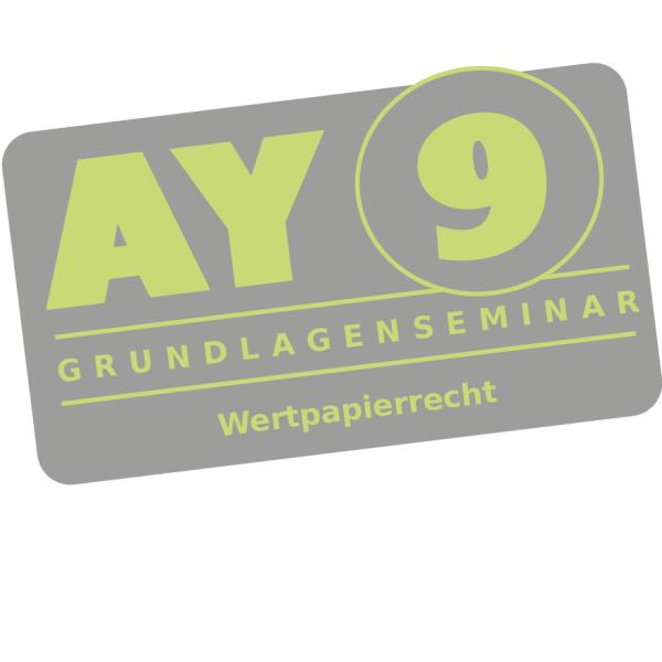 Seminar-Audio AY9 "Wertpapier"  –  Grundlagenseminar